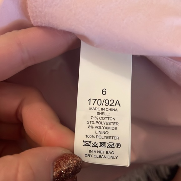 Kate Spade Flutter Sleeve Pink Twill dress - Picture 9 of 9